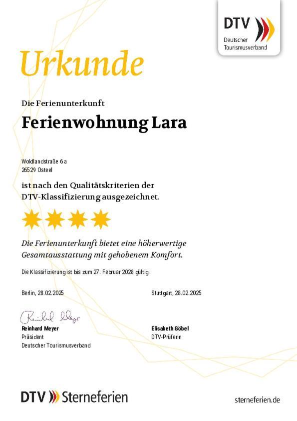 Ferienwohnung Lara "Im Herzen Von Ostfriesland" Osteel Exterior photo